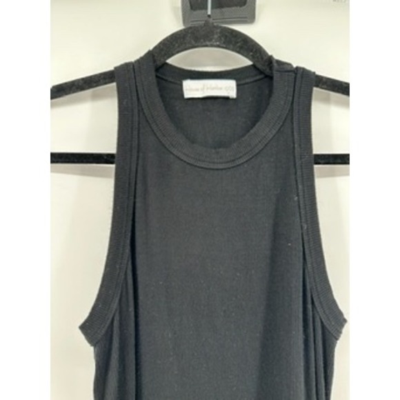 House Of Harlow 1960 Black Ribbed Knit Sleeveless Midi‎ Dress - Comfortable - Picture 2 of 8